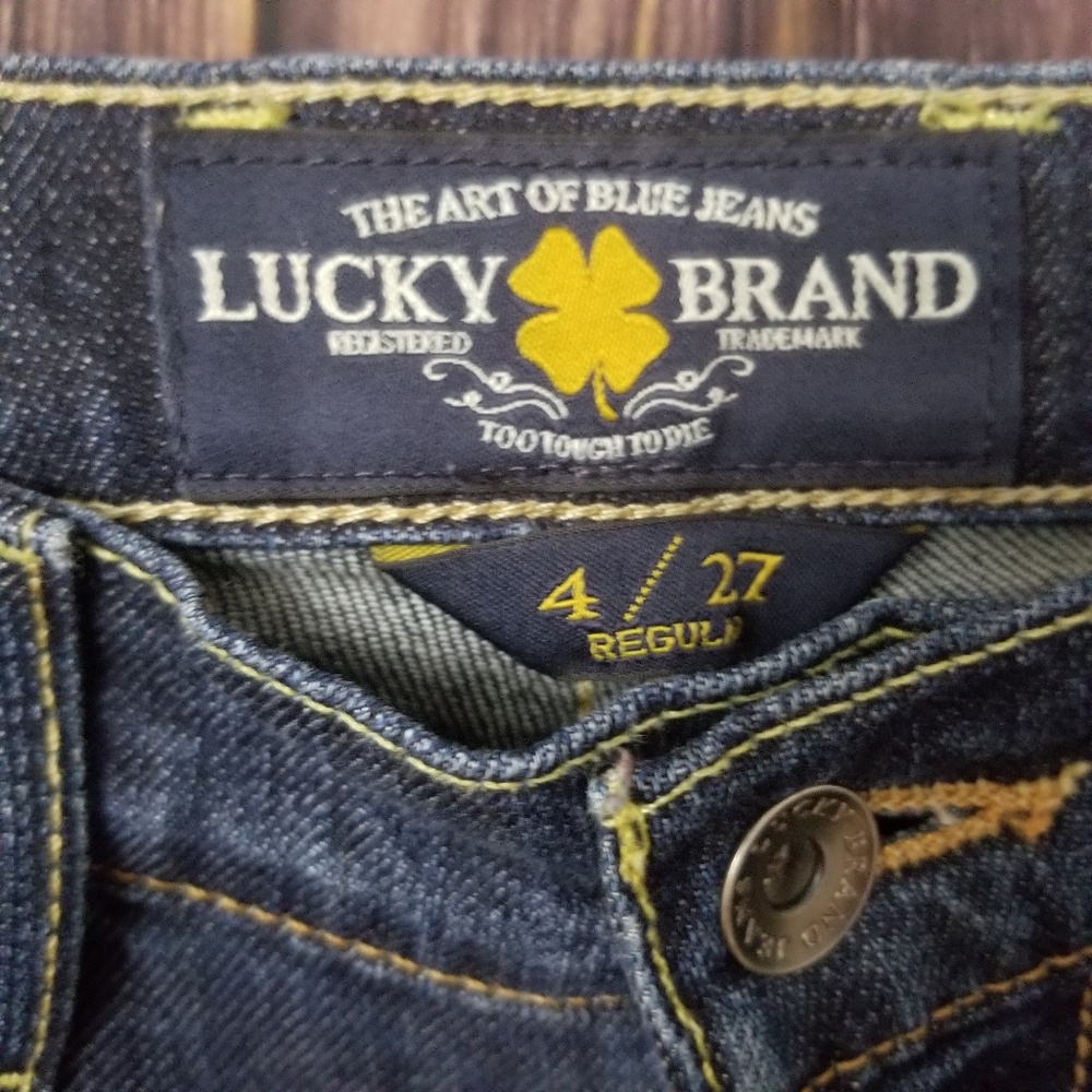 Lucky Brand size 4 blue jeans - Picture 2 of 4